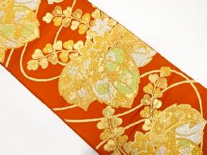 アンティーク　桐模様織出し袋帯（着用可）